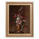 Vaso fiorito by Felice Fortunato Biggi, oil on canvas, offered Mar 2016