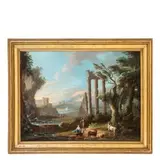 Paolo Anesi, Paesaggio arcadico con rovine classiche