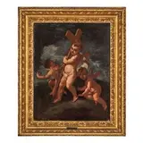 Michele Rocca, Gesù Bambino e due angeli, oil on canvas