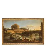 Andrea Locatelli, Veduta con il Tevere e Castel Sant'Angelo