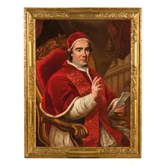 Ritratto di Clemente XIV Ganganelli by Giandomenico Porta, oil on canvas, offered Jun 2016
