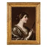 Ritratto di donna nelle vesti della dea Pomona by Agostino Beltrano, Siglato su lama: A B Olio su tela, offered Jun 2016