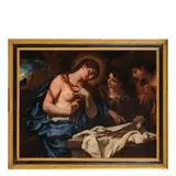 Johann Carl Loth, Maddalena e le Pie donne al sepolcro con i Simboli della Passione, oil on canvas