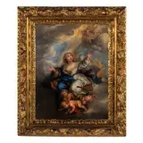 Carlo Francesco Nuvolone, Ascensione della Vergine, oil on panel