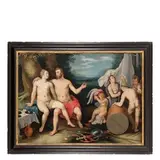 Cornelis van Haarlem, Venere, Marte e amorini, oil on canvas