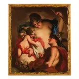 Antonio Balestra, Venere con Mercurio che istruisce Amore, oil on canvas