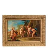 Pietro Bardellino, Giochi di putti, oil on canvas