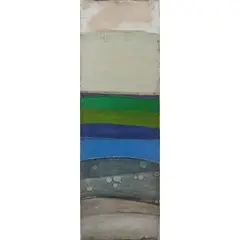 Orizzonte, 1963 by Mario Pucciarelli, oil on canvas, offered Jun 2016