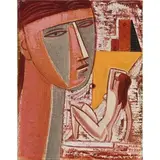 Mario Tozzi, L'azzardo di Eva, 1968, oil on canvas