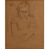 Orfeo Tamburi, Mia Madre, pencil on paper