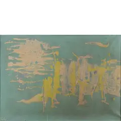 Wladimiro Tulli, Tra isola e isola, 1962, oil on canvas