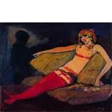 Salvatore Fiume, Dolores, primi anni '70, oil on masonite