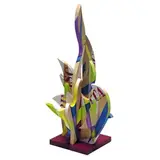 Laura Migotto, Rinascita, 2016, Acrilici su legno