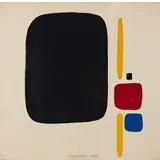 Bruno Munari, Composizione, 1950, mixed media on cartoncino