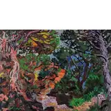 Carlo Levi, Grande bosco ad Alassio, 1963