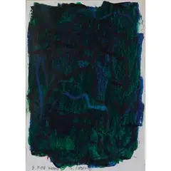 Senza titolo, 2000 by Sadaharu Horio, mixed media, offered Jun 2016