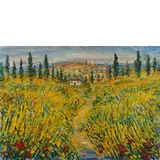 Michele Cascella, Sentiero fra le ginestre, 1984