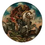 Giorgio de Chirico, Cavaliere all'assalto, 1950