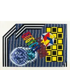 Turbularatio, 1968/75 by Peter Phillips, lithograph on paper, offered Jun 2016