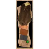 Bruno Munari, Tavola tattile n°35, 1998, collage polimaterico on panel entro teca di legno and plexiglass