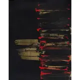 Domoto Hisao, Kyoto 1928 - 2013 / Senza titolo, 1963, mixed media on cartoncino
