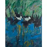 Giosetta Fioroni, Roma 1932 / Sul torrente, 1984