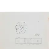 Gianfranco Baruchello, Livorno 1924 / In store 083, 1988, pencil and acquerello on paper