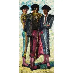 Milano 1921 - 2007 / Espadas, 1961 by Giovan Francesco Gonzaga, oil on canvas, offered Nov 2016