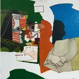 Mino Ceretti, Milano 1930 / Mancato ritratto con citazione, 1970, oil on canvas