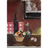 Gastone Breddo, Padova 1915 - Calenzano 1991 / Composizione con le uova
