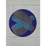 Arnaldo Pomodoro, Morciano di Romagna 1926 / Senza titolo, 1968, lithograph on paper