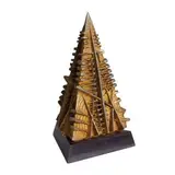 Morciano di Romagna 1926 / Piramide, 1986 by Arnaldo Pomodoro, bronze dorato, offered Nov 2016