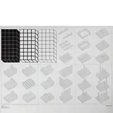 Superstudio Group, 1966 - 1986 / Istogrammi d'architettura, 1969, screenprint on paper