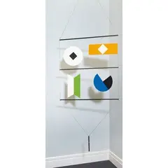 Bruno Munari, Milano 1907 - 1998 / Macchina Inutile n°2, 1984, Filo di cotone