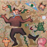 Milano 1924 - Varese 2003 / La Piccola Apocalisse, 1978-79 by Enrico Baj, collage polimaterico and acrilico on panel, offered Nov 2016