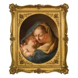 Ignazio Stern, Madonna con il Bambino, oil on canvas