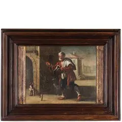 Pitocco by Giuseppe Romani, oil on canvas, offered Nov 2016
