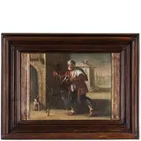 Giuseppe Romani, Pitocco, oil on canvas