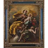 Luca Giordano, PAOLO DE MATTEIS / San Giuseppe, Gesù Bambino e angeli