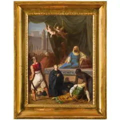 Francesco Podesti, Scena di martirio, oil on canvas