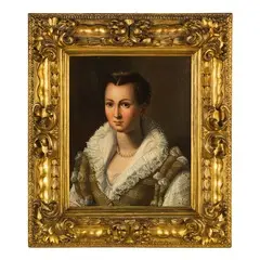 Alessandro Allori, Ritratto di dama, oil on panel di pioppo