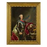 Georg Desmarées, Ritratti di principe elettore Massimiliano III Giuseppe di Baviera (1727-1777) e di sua moglie, Maria Anna Sophia di Sassonia (1728-1797), oil on canvas