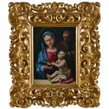 Sacra Famiglia by Ventura Salimbeni, oil on panel, offered Nov 2016