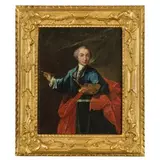 Pietro Longhi, Autoritratto di pittore, oil on canvas