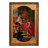 Claudio Francesco Beaumont, Consacrazione delle spoglie dei Galati al Santuario di Atena, oil on canvas