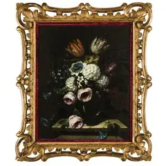 Vaso di fiori by Ludovico Stern, oil on panel, offered Mar 2017