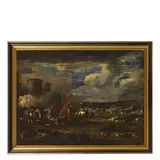 Johann Anton Eismann, Battaglia, oil on canvas