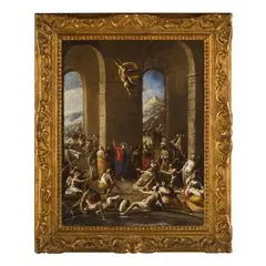 La piscina probatica by Scipione Compagno, oil on canvas, offered Mar 2017