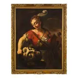 Antonio Triva, Davide, oil on canvas