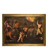 Sante Peranda, Scena biblica, oil on canvas